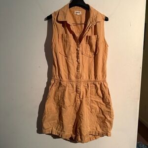 Pact XS Romper Organic Cotton Sleeveless